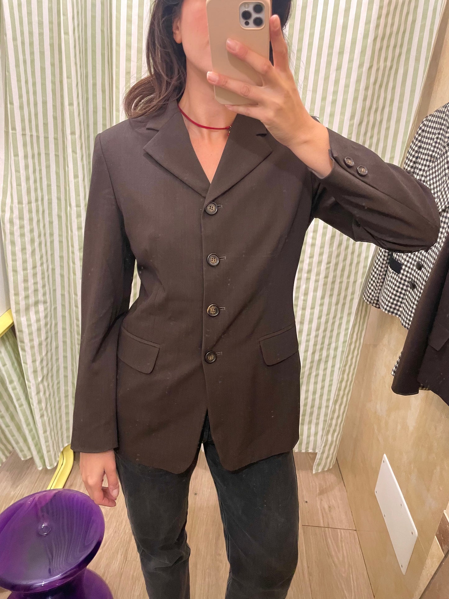 Vintage Brown Jacket Made In Italy 1990s