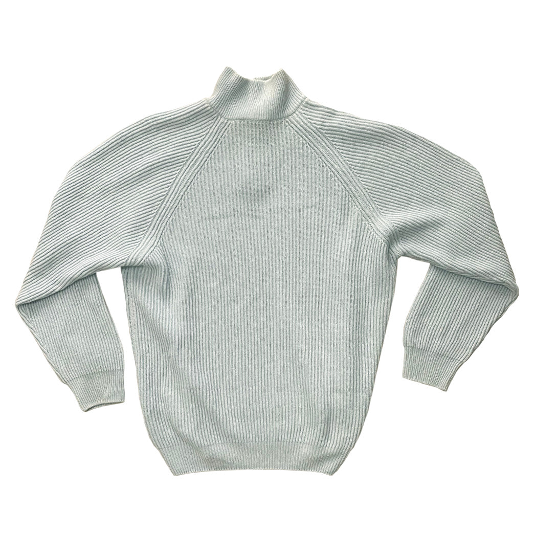 Vintage Light Blue Wool and Cashmere Sweater
