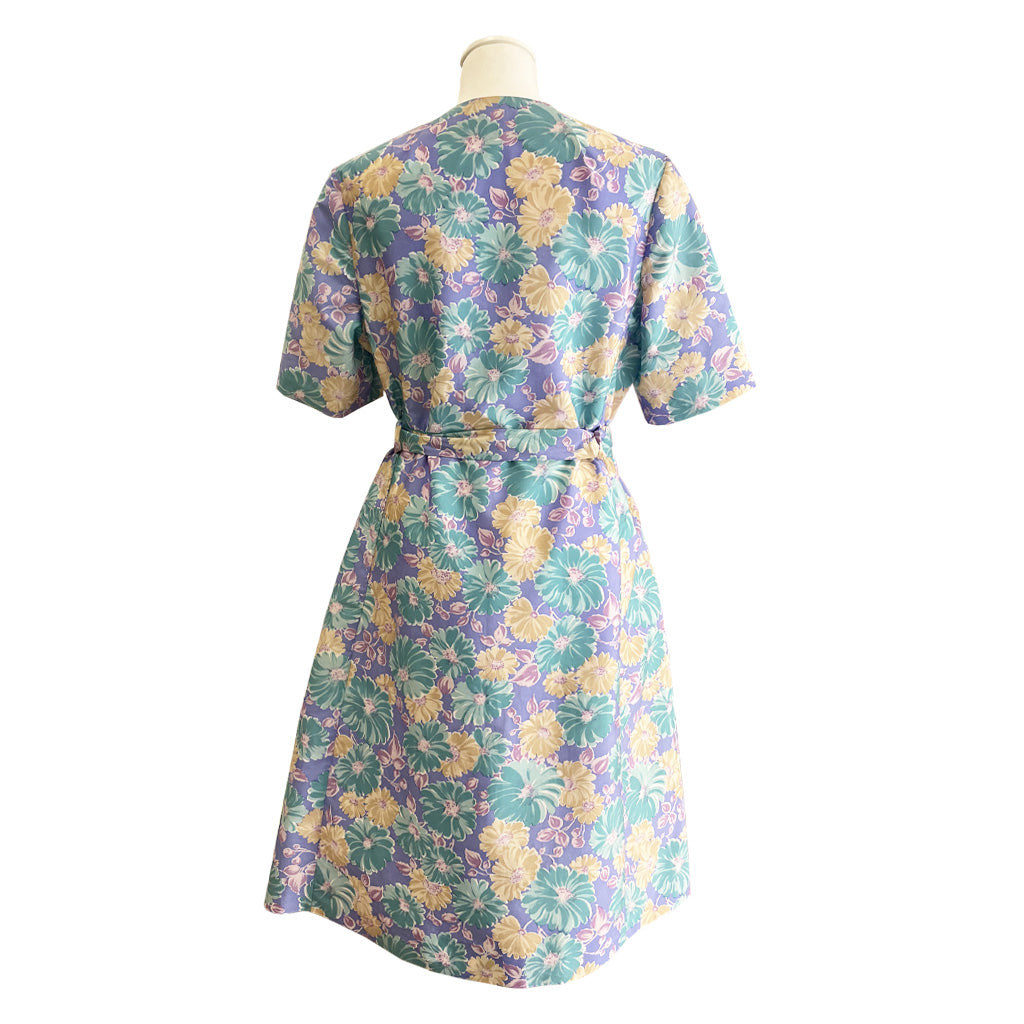 Vintage Patterned Dress 1960s