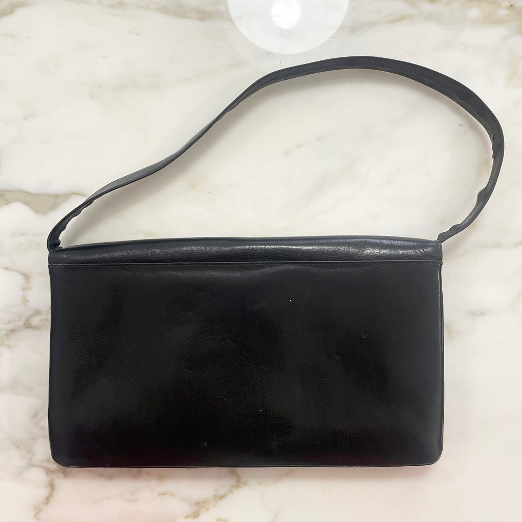 Vintage Leather Shoulder Bag 1960s