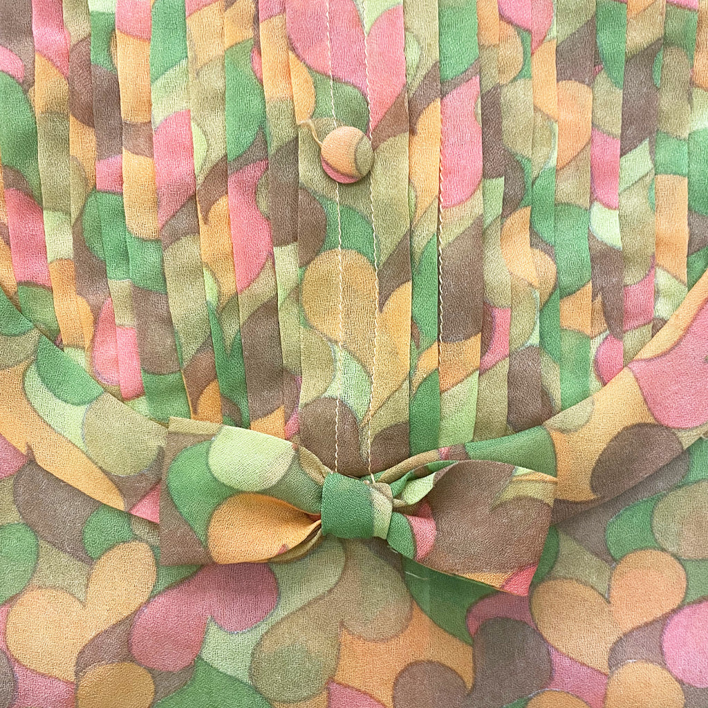 Vintage Sleeveless Tailored Shirt 1950s