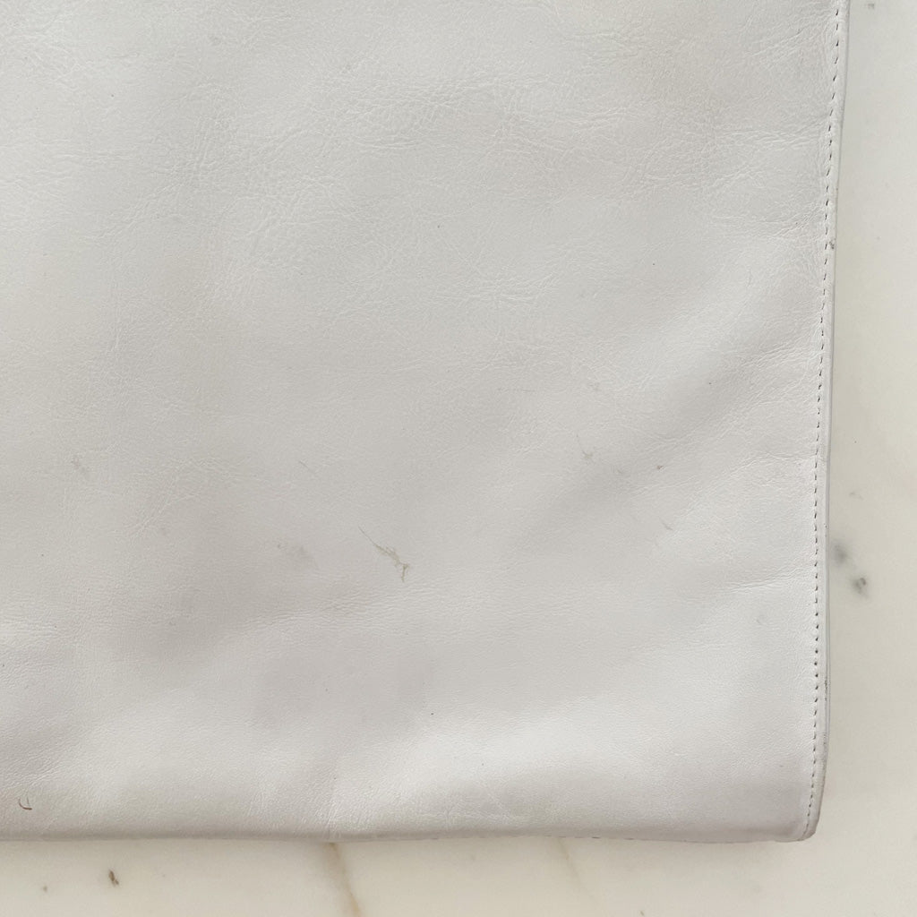 Vintage White Shoulder Bag 1980s