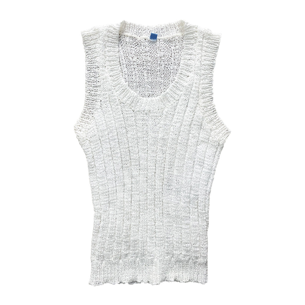 Vintage Summer Mesh Tank Top