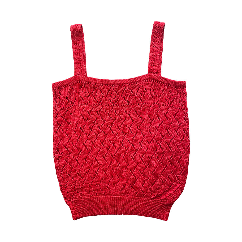 Vintage Summer Knit Top