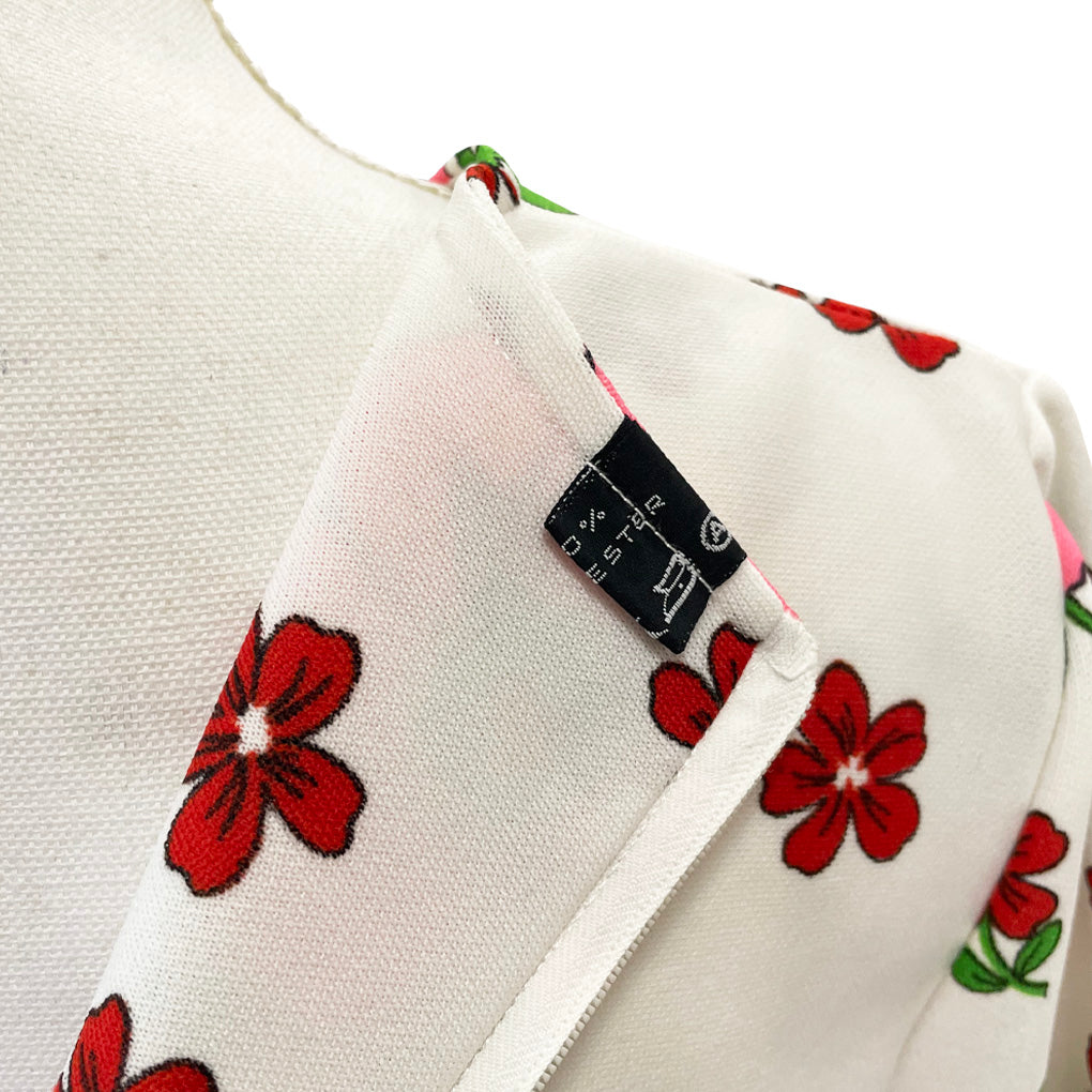 Vintage Floral Mini Dress 1960s