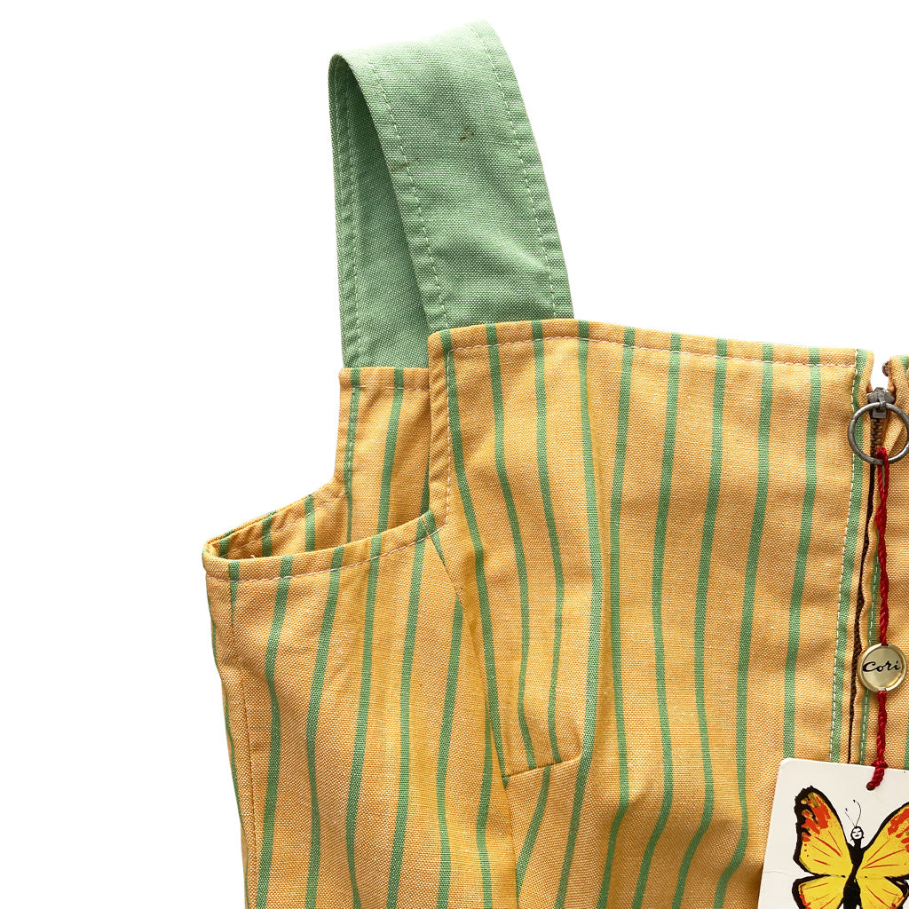 Vintage Cotton Dress With Belt 1970s