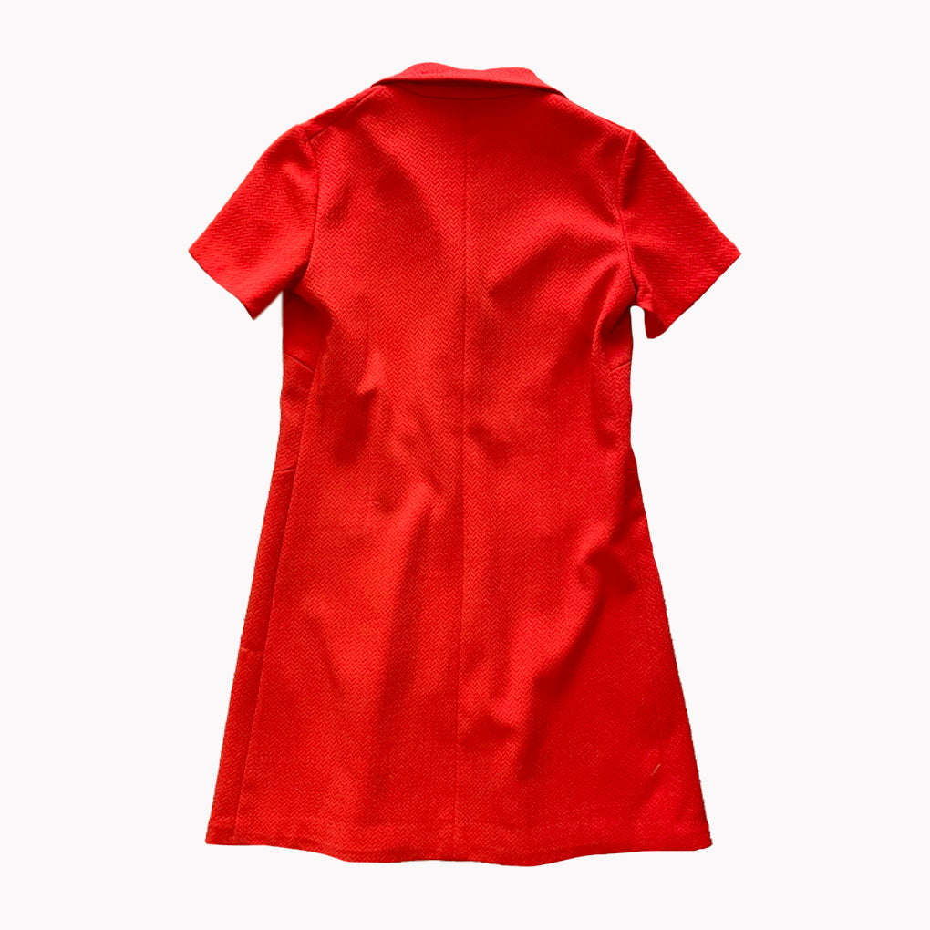 Vintage Red Dress 1960s