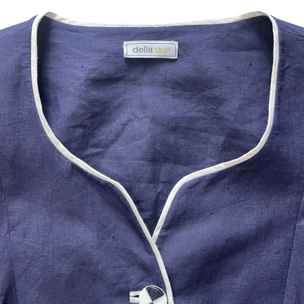 Vintage Linen Jacket 1980s