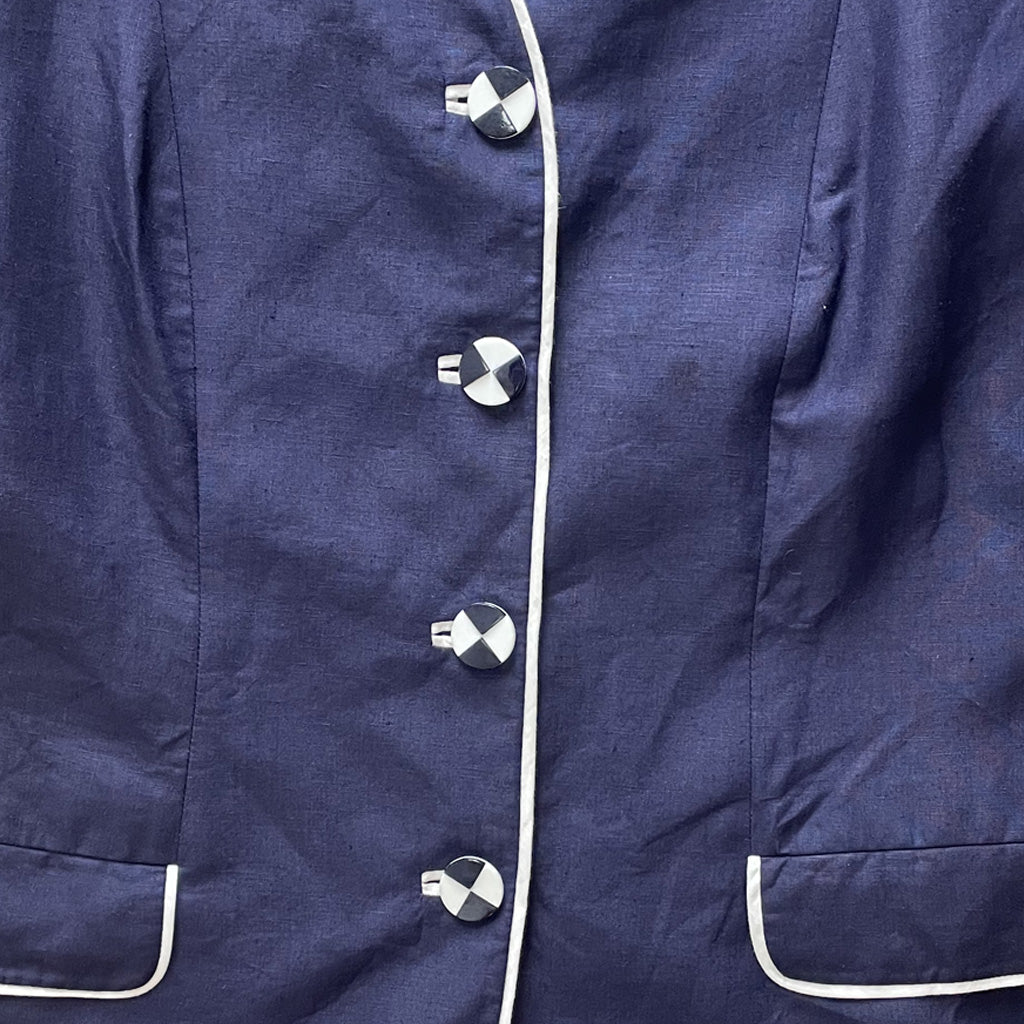 Vintage Linen Jacket 1980s