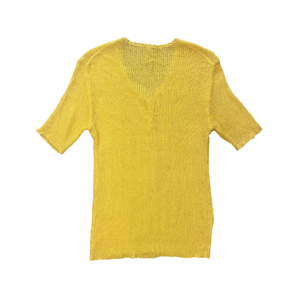 Vintage Yellow Summer Sweater 1970s