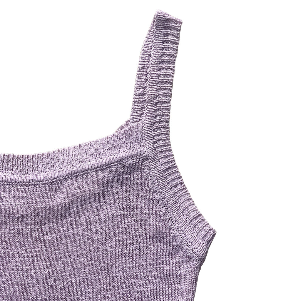intage Summer Mesh Tank Top Purple