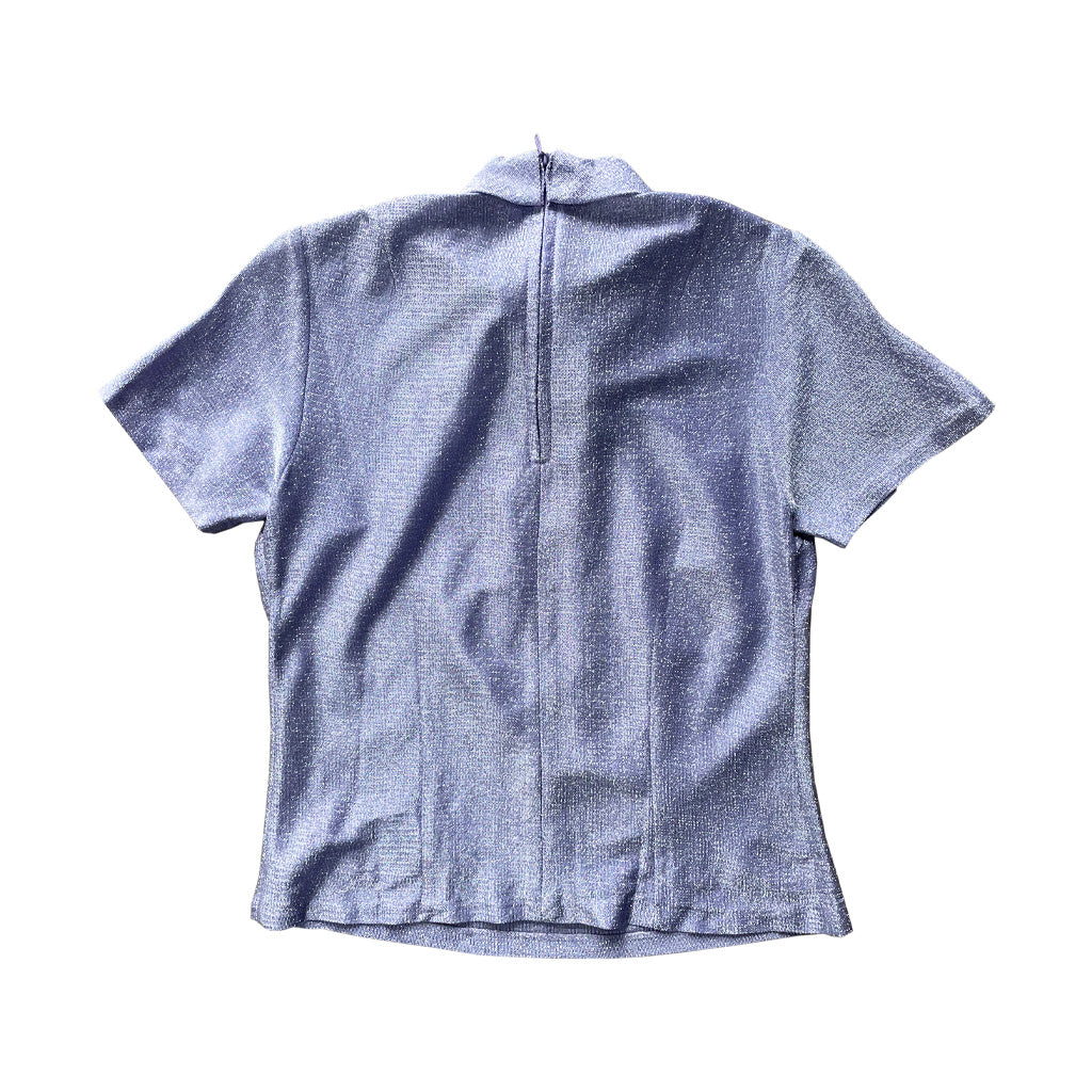 Vintage Purple Lurex Top 1970s