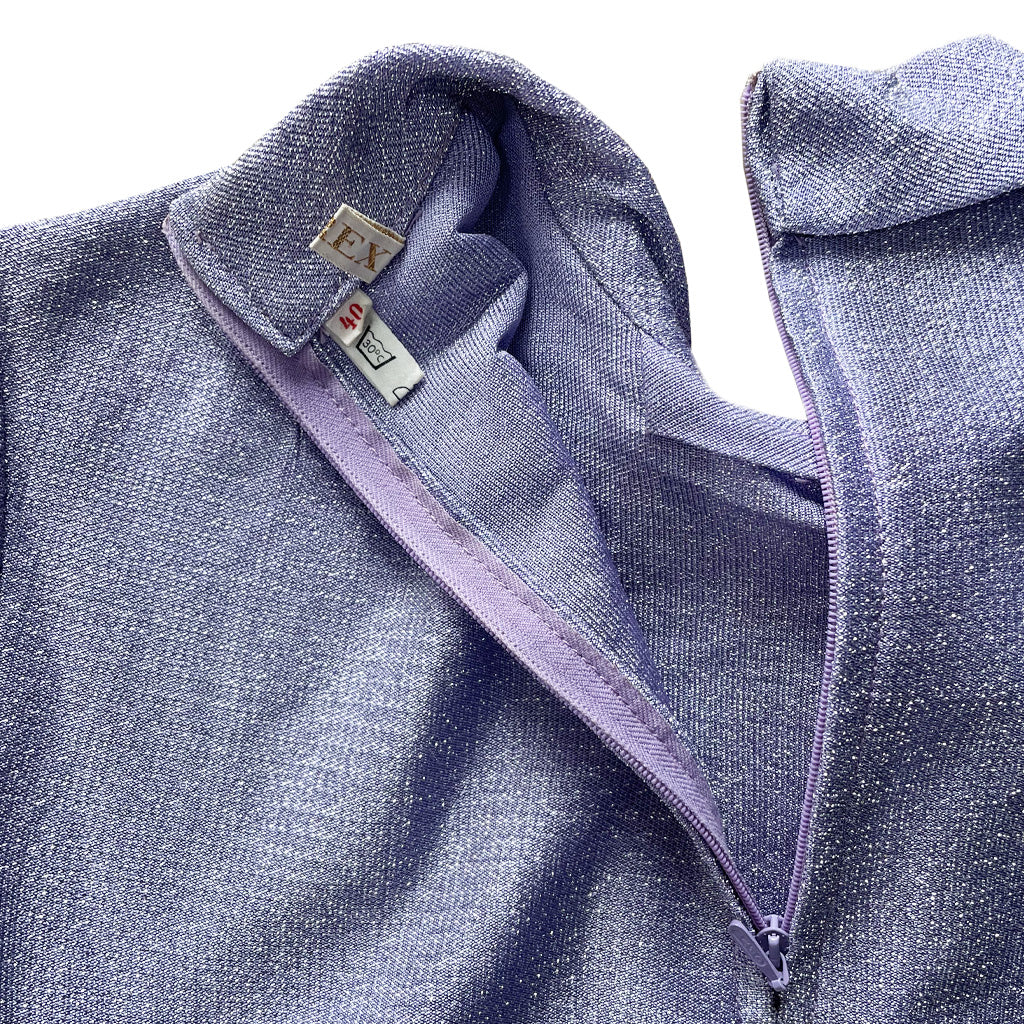 Vintage Purple Lurex Top 1970s