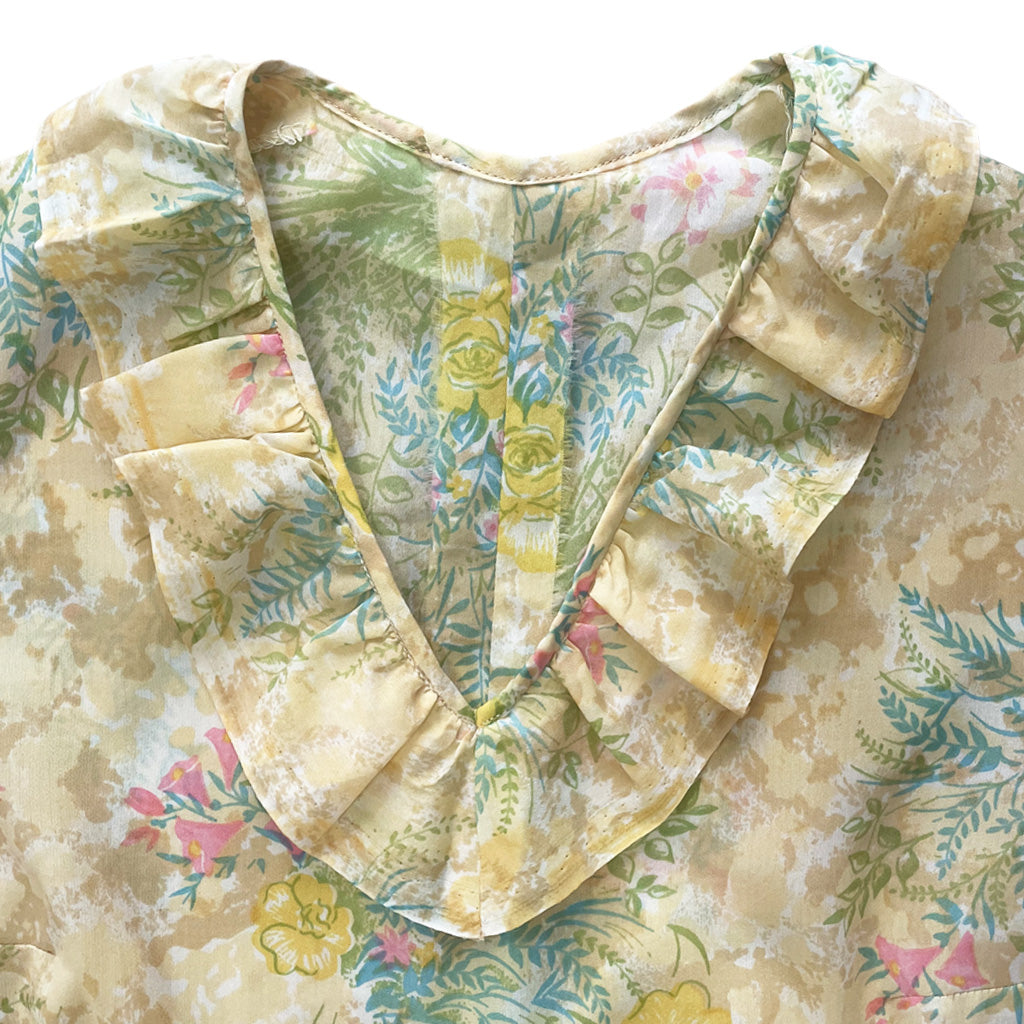 Vintage Soft Patterned Dress 1960s