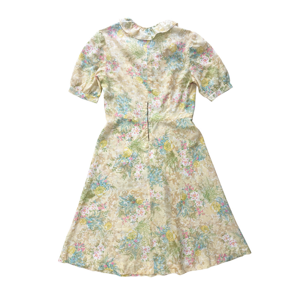 Vintage Soft Patterned Dress 1960s