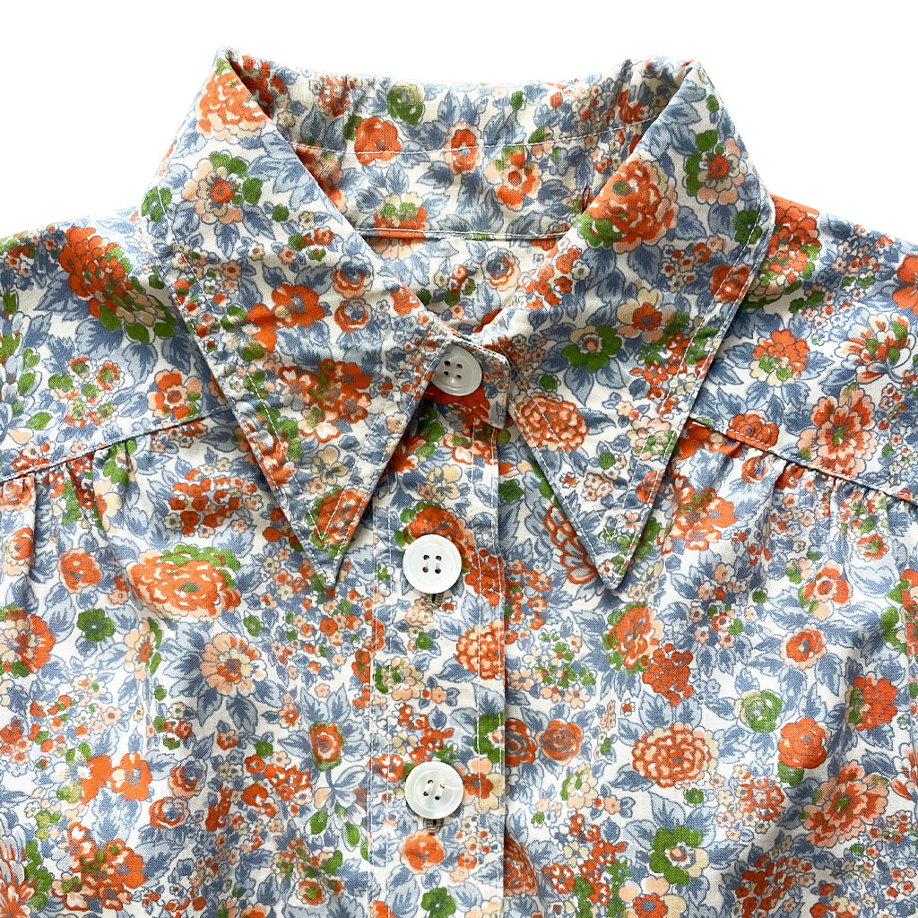 Vintage Provencal Style Cotton Dress