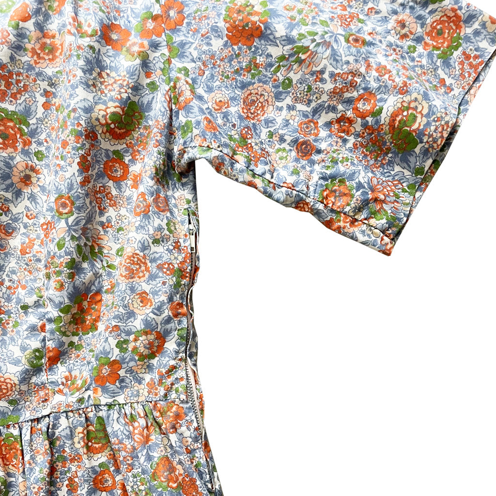 Vintage Provencal Style Cotton Dress