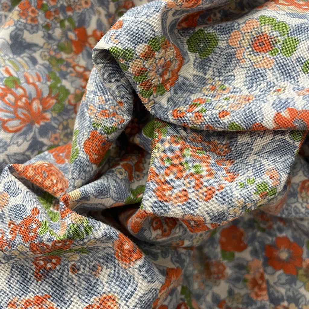 Vintage Provencal Style Cotton Dress