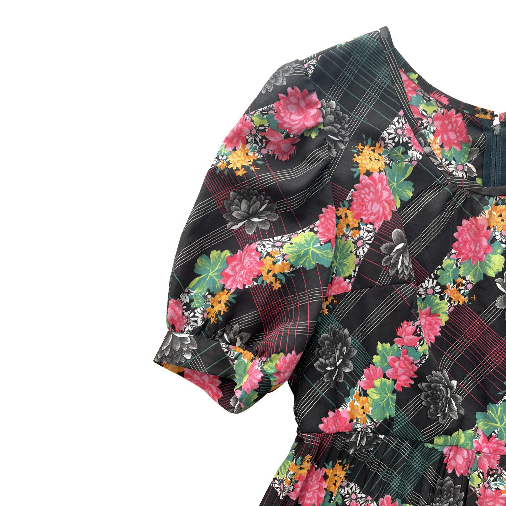 Vintage Pleated Dress 1960s