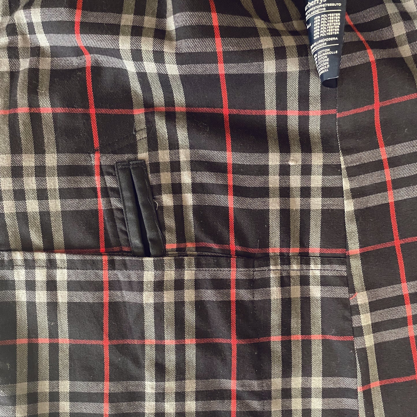 Vintage Burberry Trench Jacket Blu