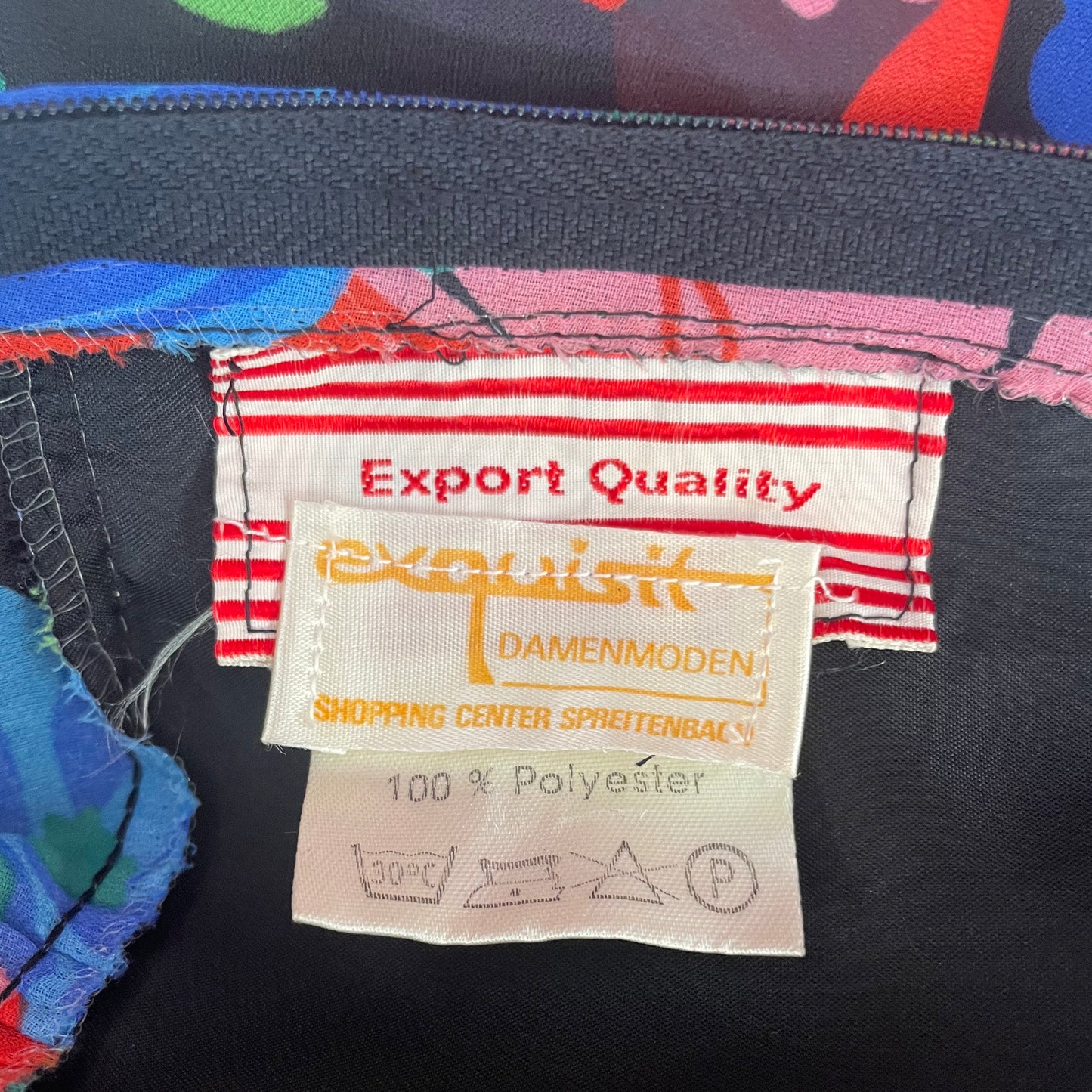 Vintage Floral Dress 1970s