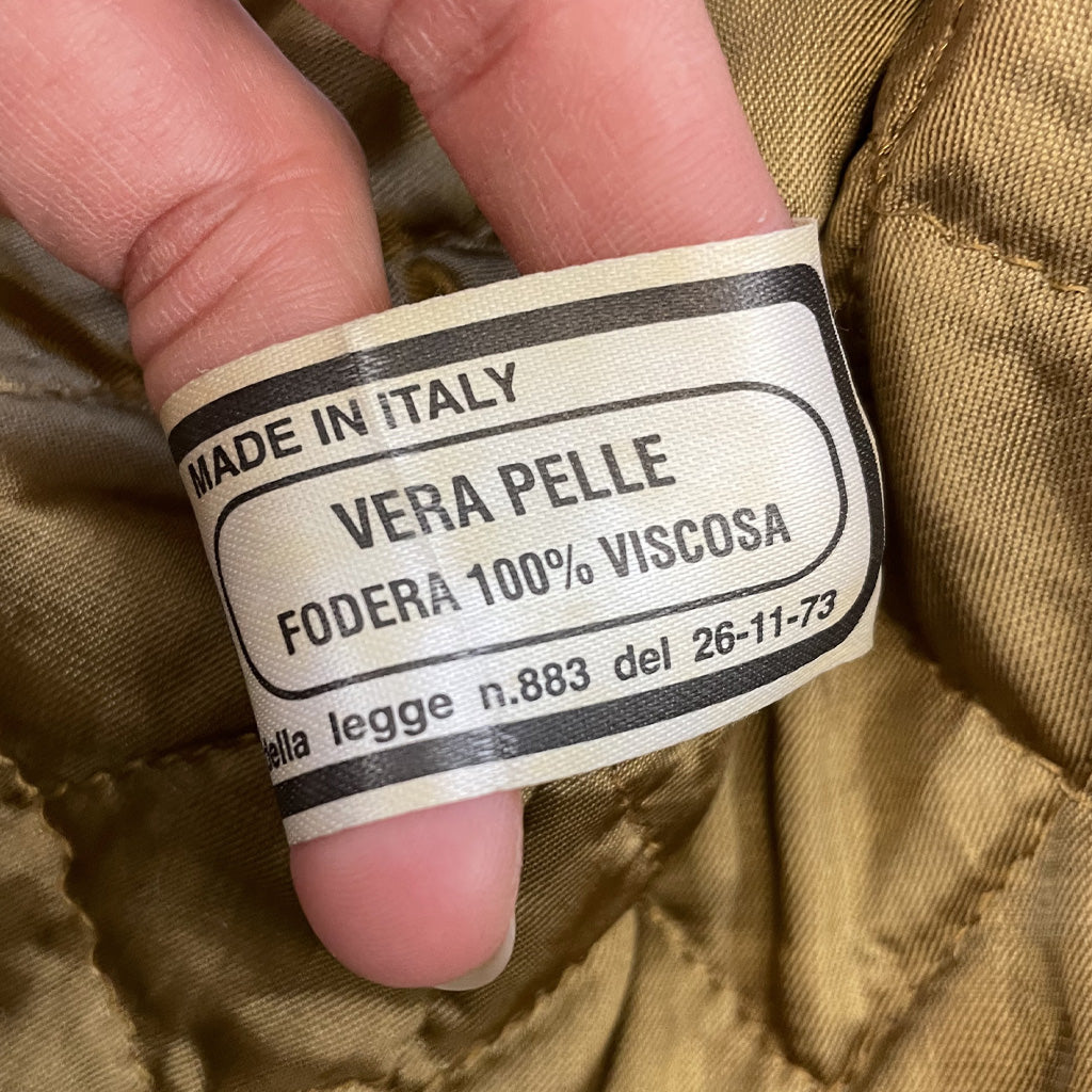 Vintage Genuine Leather Jacket 1970s