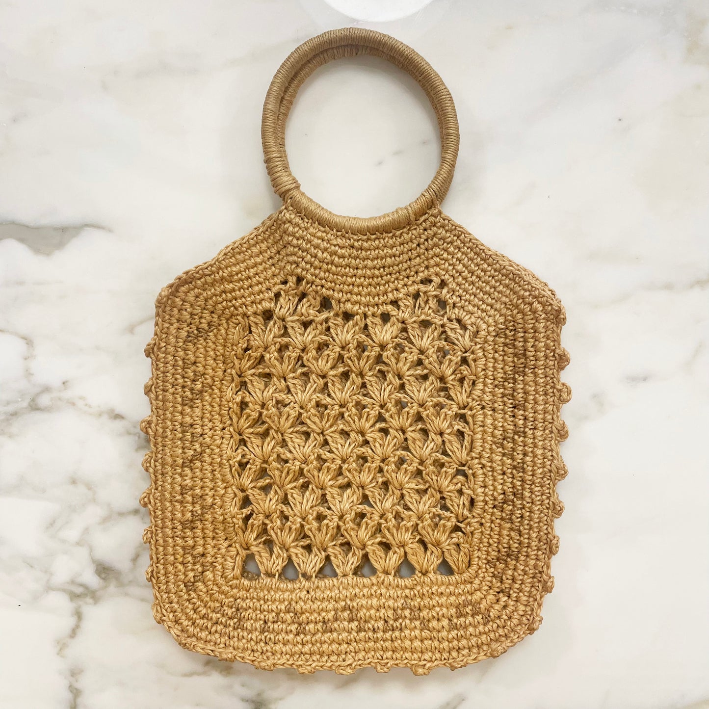 Vintage Raffia Handbag