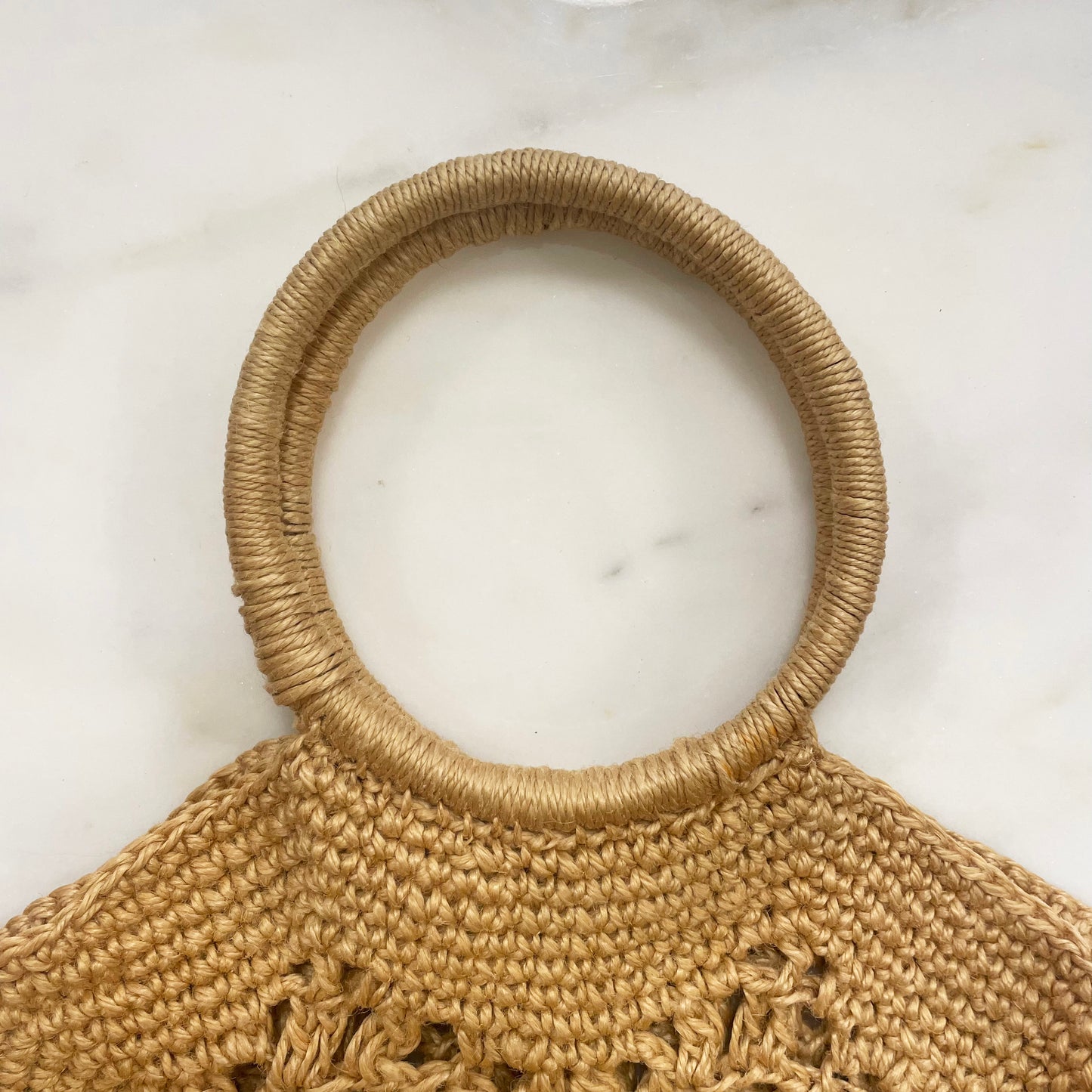 Vintage Raffia Handbag