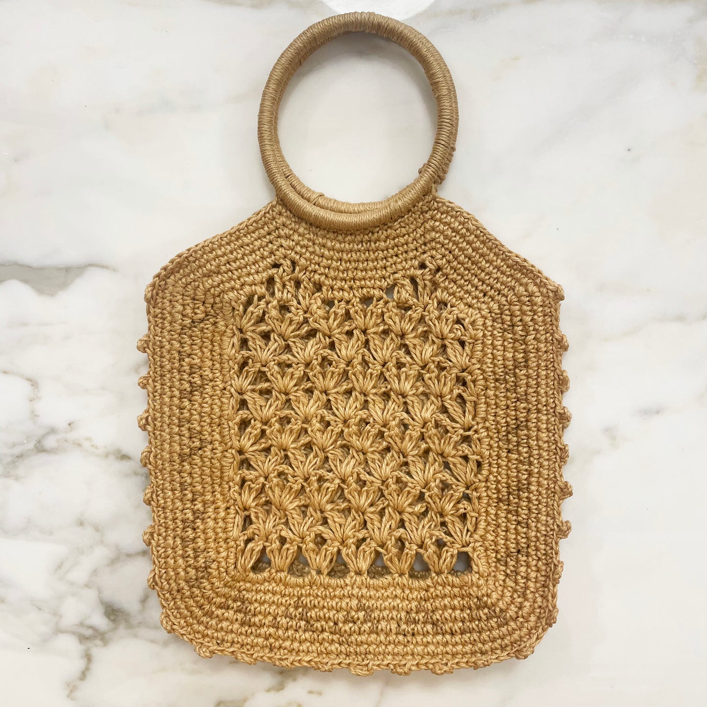 Vintage Raffia Handbag
