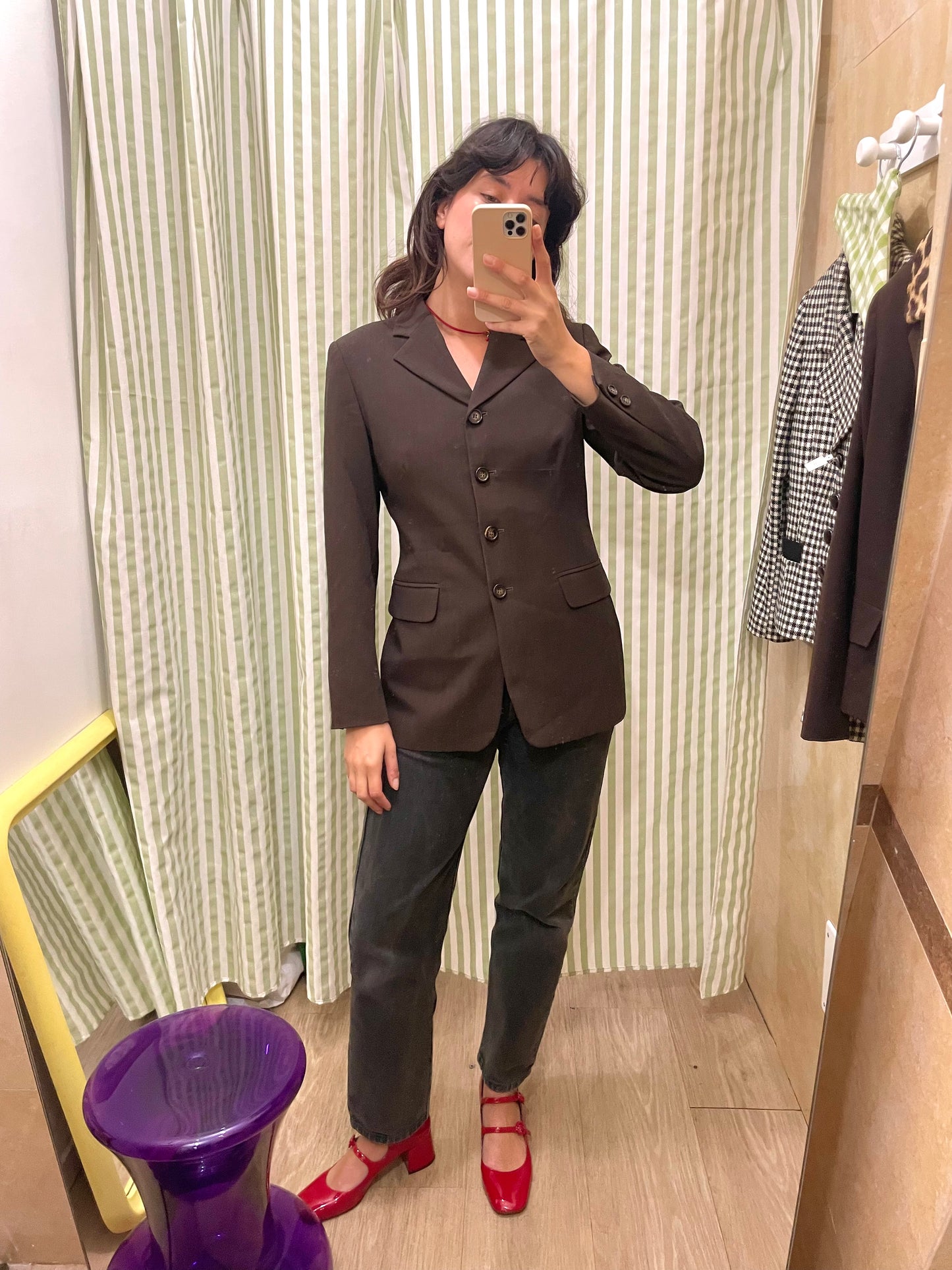 Vintage Brown Jacket Made In Italy 1990s