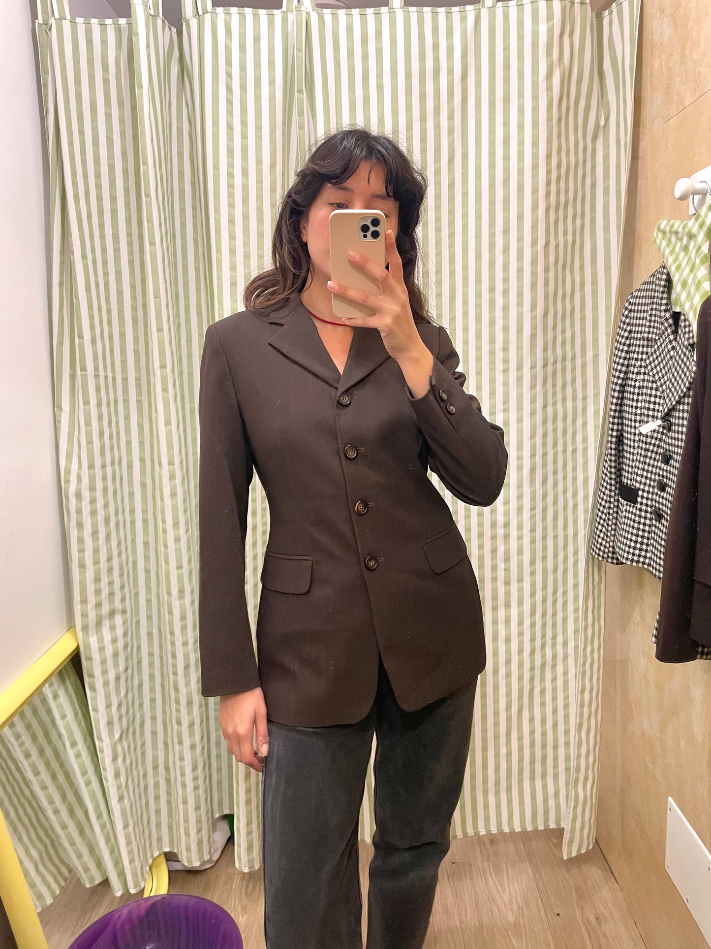 Vintage Brown Jacket Made In Italy 1990s