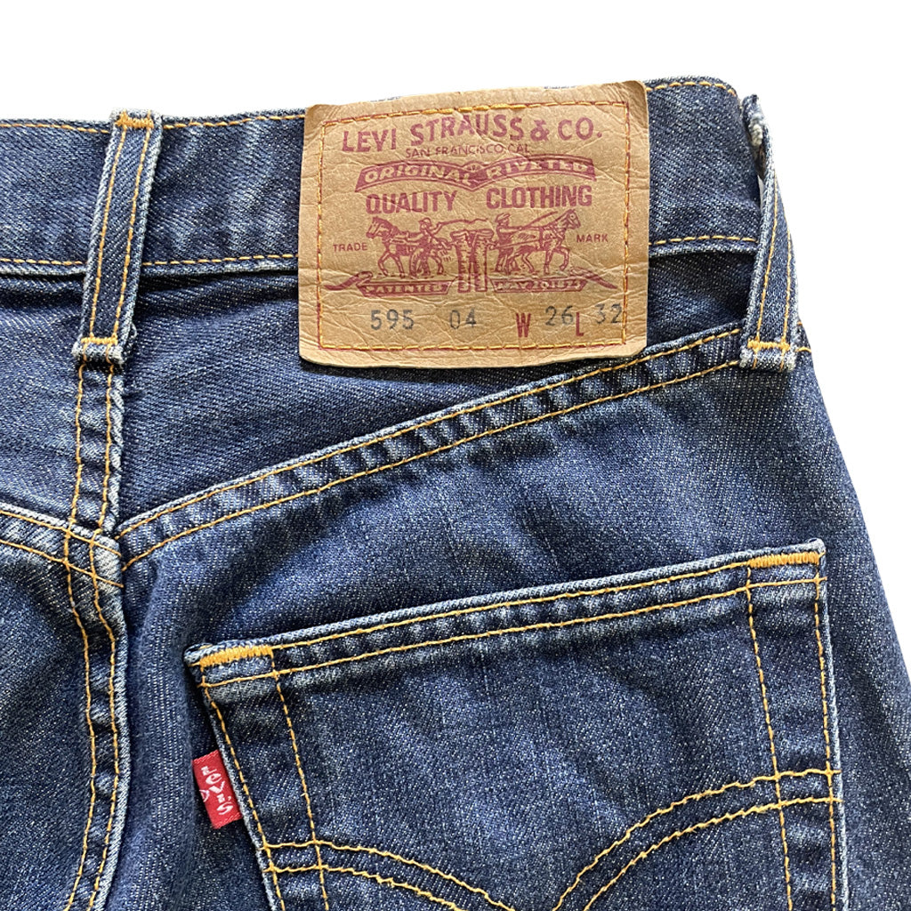 Vintage Jean Levi's 595 04 W26 L32