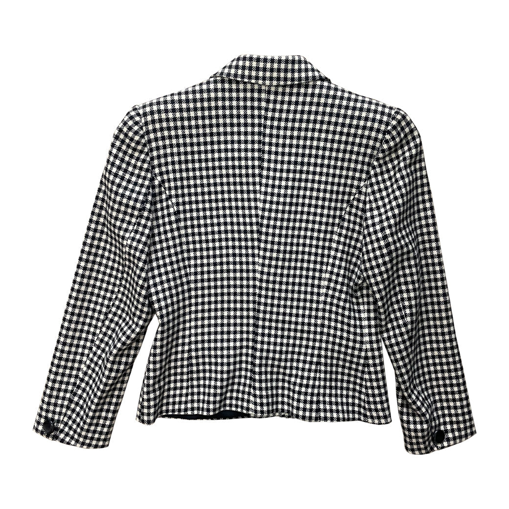Vintage Checked Wool Jacket 1980s