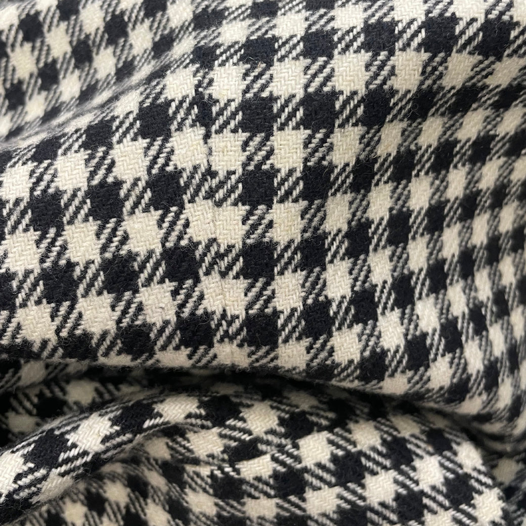 Vintage Checked Wool Jacket 1980s