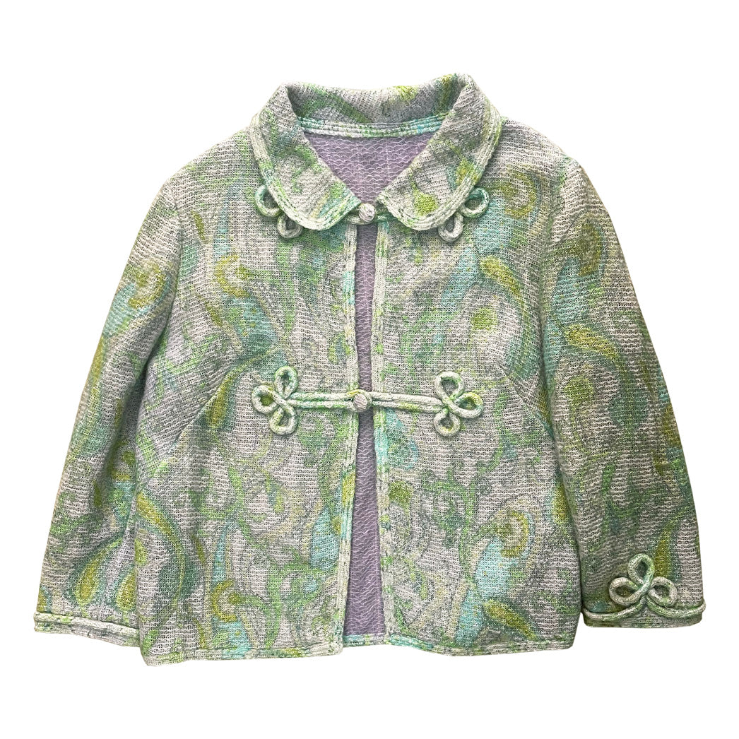 Vintage Knitted Patterned Jacket 1960s