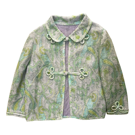 Vintage Knitted Patterned Jacket 1960s