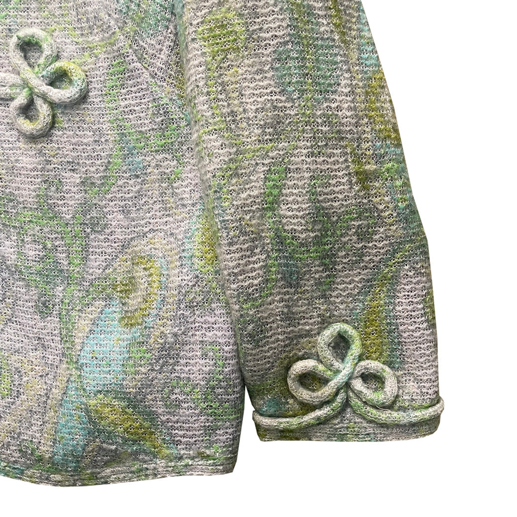 Vintage Knitted Patterned Jacket 1960s