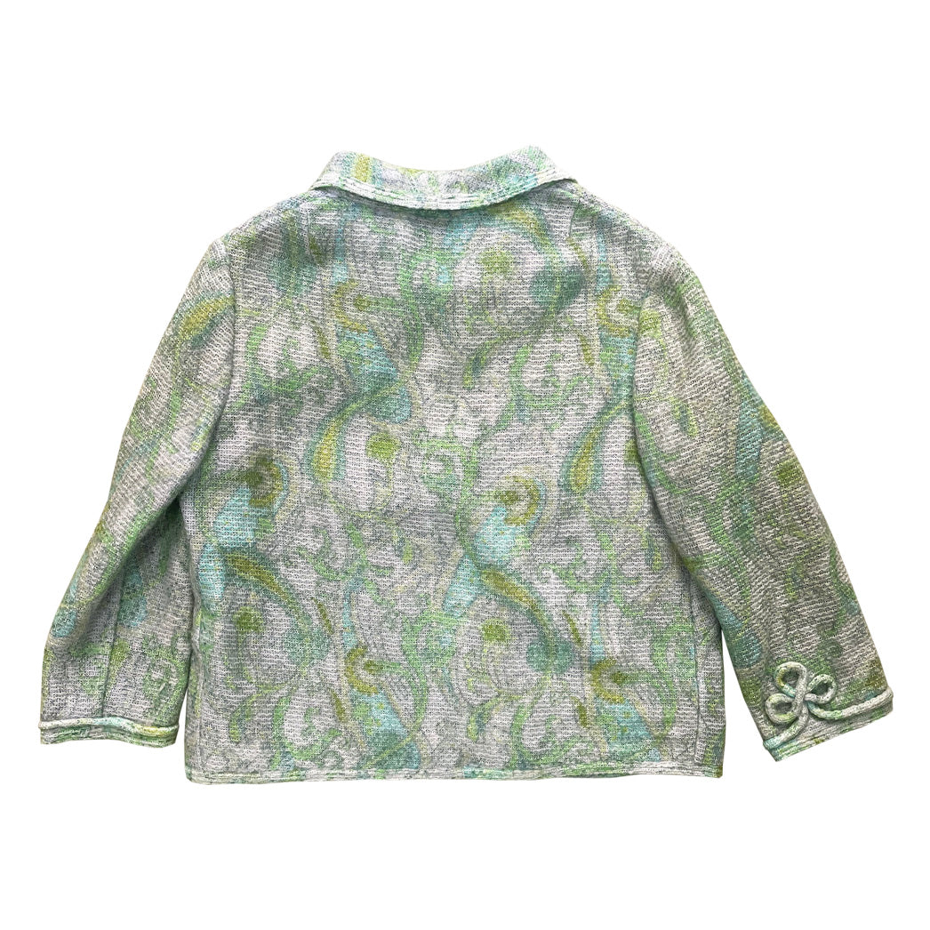 Vintage Knitted Patterned Jacket 1960s