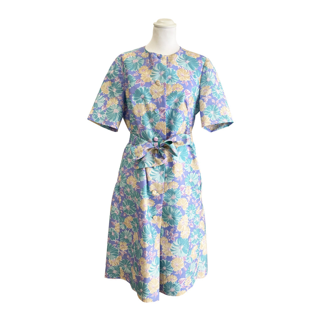 Vintage Patterned Dress 1960s