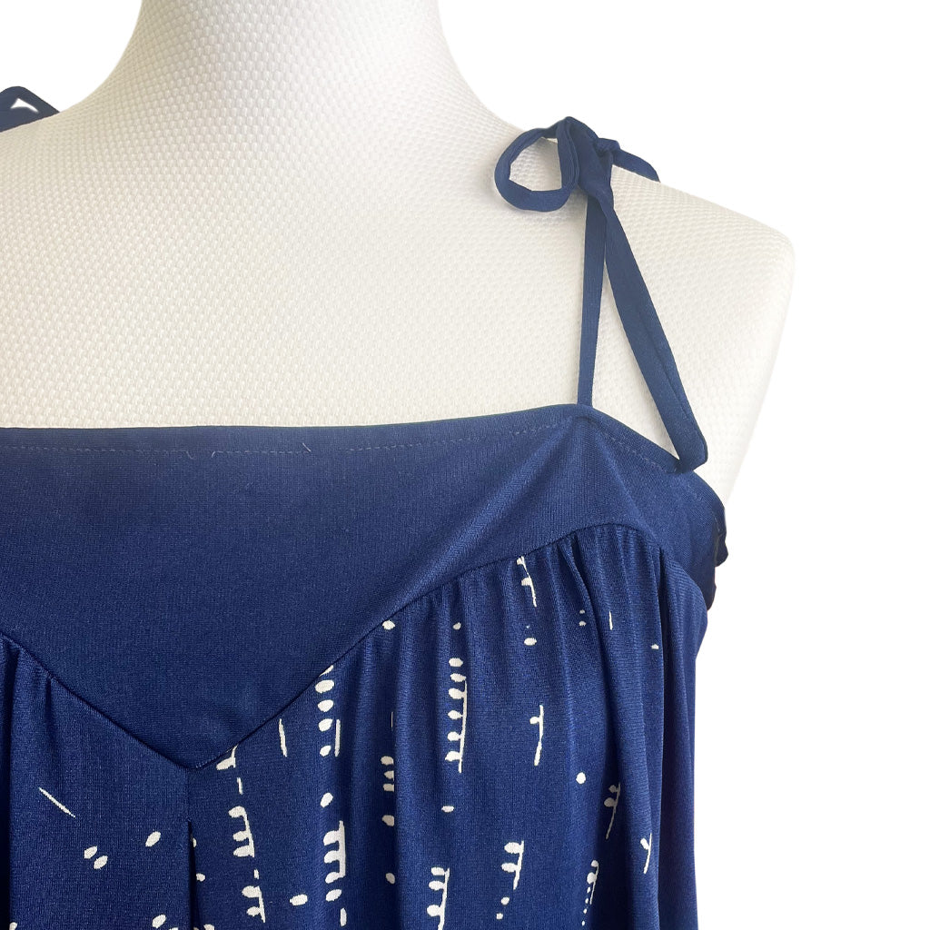 Vintage Jersey Summer Dress 1970s