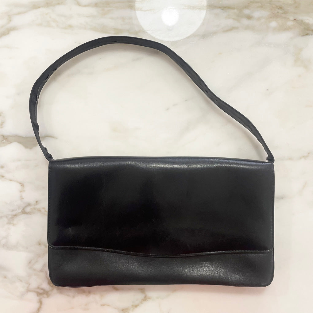 Vintage Leather Shoulder Bag 1960s