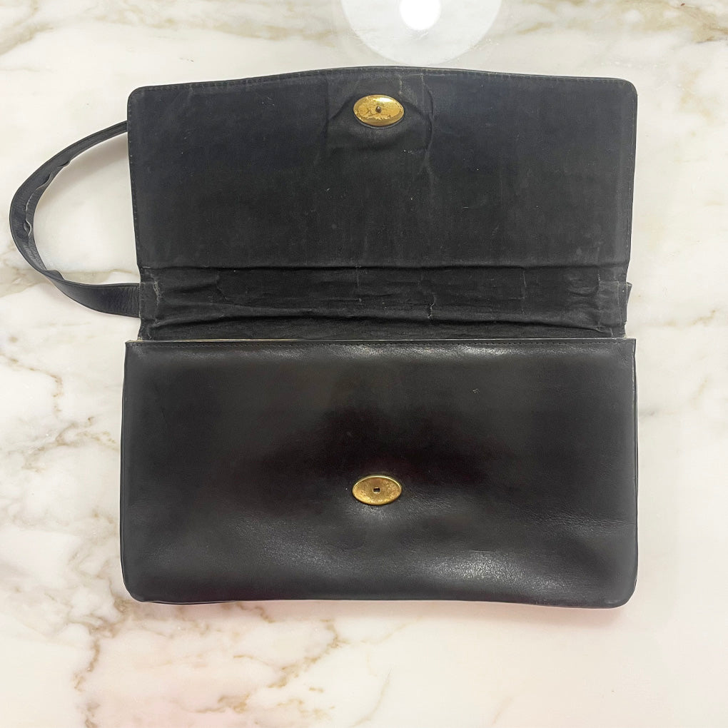 Vintage Leather Shoulder Bag 1960s