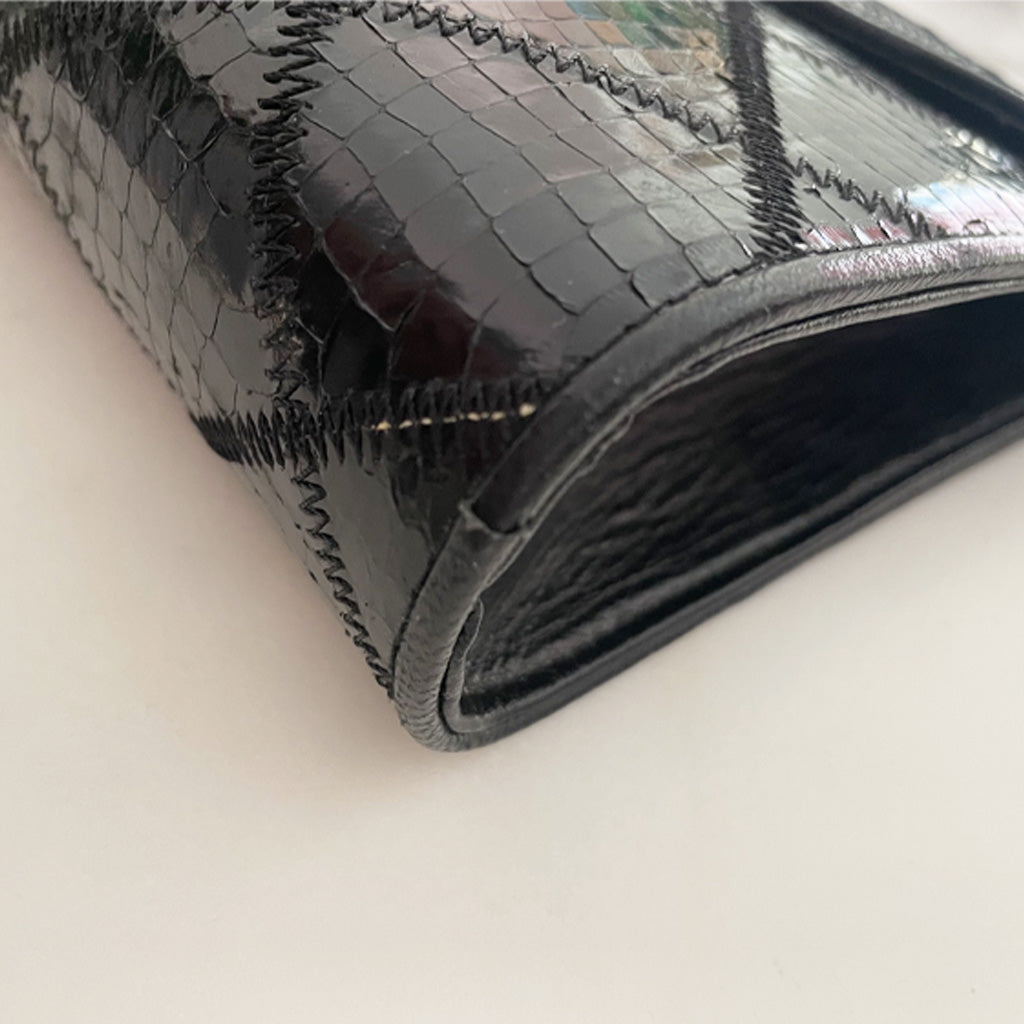 Vintage Black Shoulder Bag 1960s