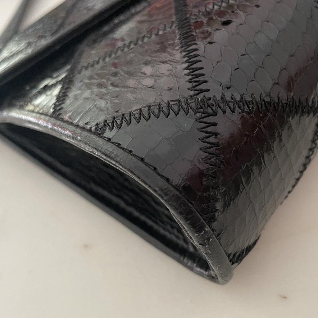 Vintage Black Shoulder Bag 1960s