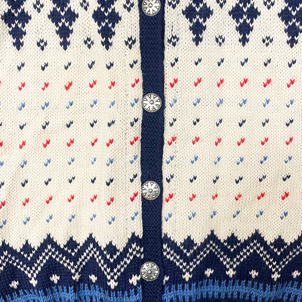 Vintage Norwegian Wool Cardigan - Janus of Norway