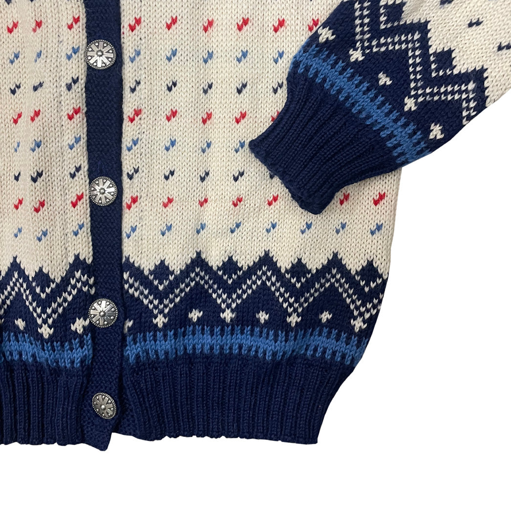Vintage Norwegian Wool Cardigan - Janus of Norway