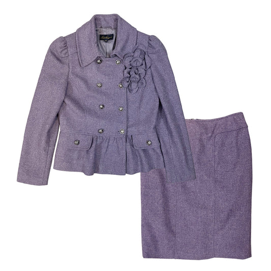 Vintage Luisa Spagnoli Suit In Virgin Wool