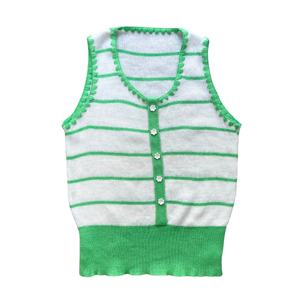 Vintage Wool Blend Vest 1960s