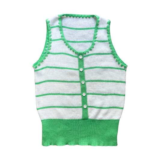 Vintage Wool Blend Vest 1960s