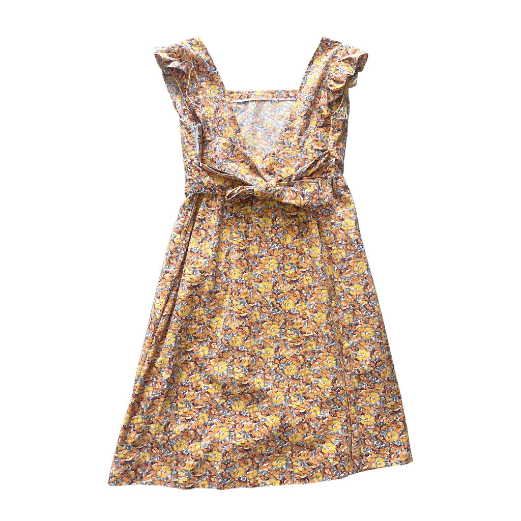 Vintage Provencal Cotton Mini Dress 1960s